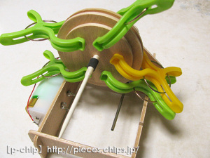 コップ蓄音器を改造