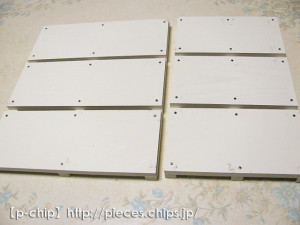 スノコを作る　釘