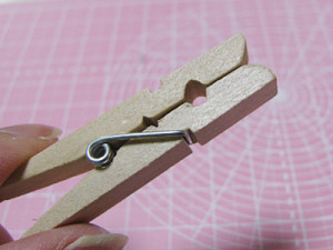 木製の洗濯バサミ