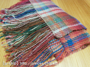 秋冬幅広ストール001