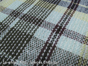 手織り　幅広マフラー08