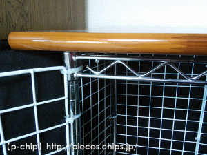 メタルラックで作った糸棚