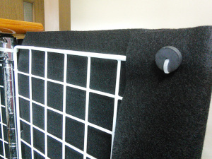 メタルラックで作った糸棚