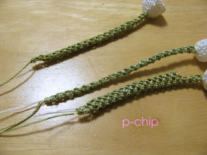 茎部分にテクノロートを通したところ