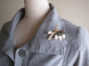 イーネオヤ　すずらん　ブローチ