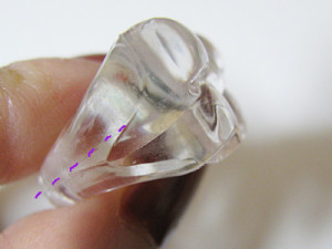 もとになるリングを良く観察する