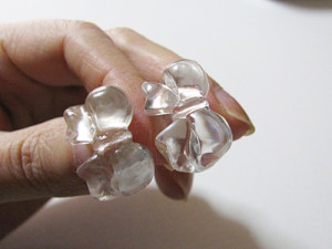 出来上がり。元のリングと比較