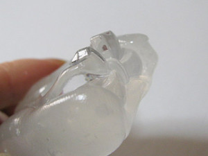 リング台の上半分の型を取る