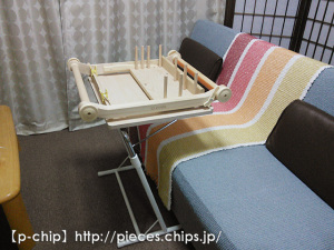 咲きおり用のテーブル